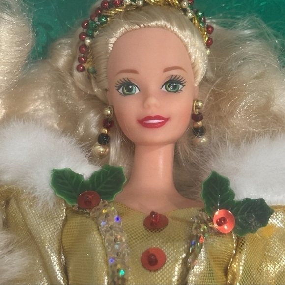 Barbie 1994 Holiday Happy Holidays RARE Vintage Doll Box Error Collectors Dream - Picture 7 of 11